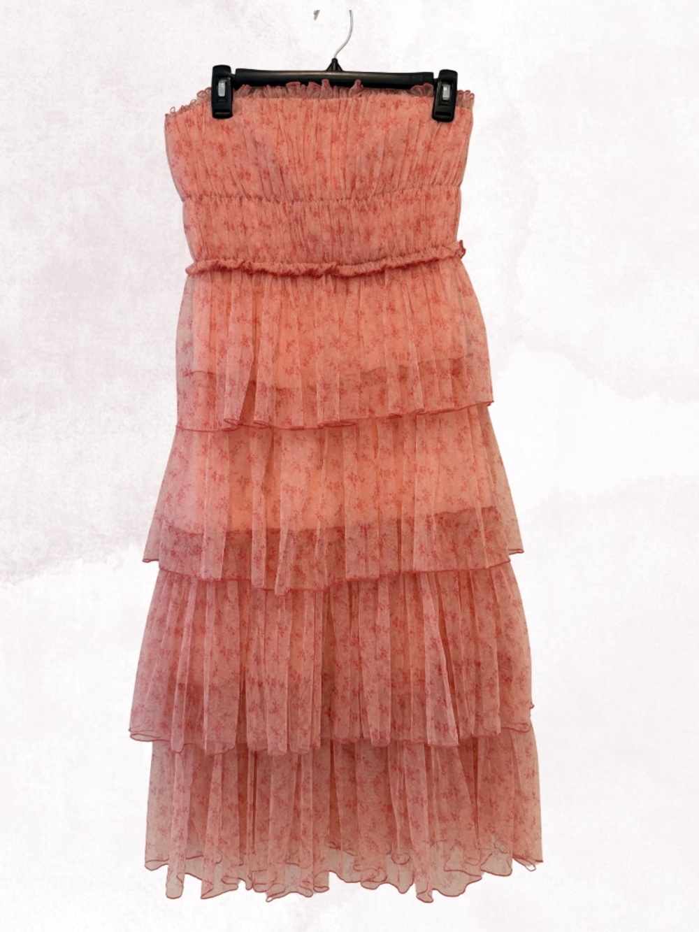 Jonathan Simkhai Harlyn Floral Tulle Midi Dress